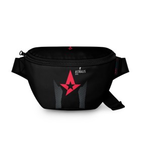 Поясная сумка 3D с принтом Astralis - The Form в Санкт-Петербурге, 100% полиэстер | плотная ткань, ремень с регулируемой длиной, внутри несколько карманов для мелочей, основное отделение и карман с обратной стороны сумки застегиваются на молнию | 0x000000123 | astralis | csgo | form | астралис | ксго | форма