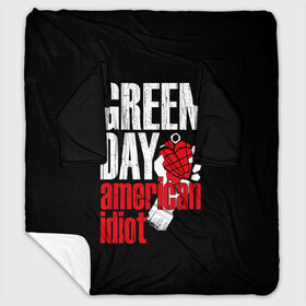 Плед с рукавами с принтом Green Day American Idiot в Санкт-Петербурге, 100% полиэстер | Закругленные углы, все края обработаны. Ткань не мнется и не растягивается. Размер 170*145 | green day | punk rock | билли джо армстронг | панк рок