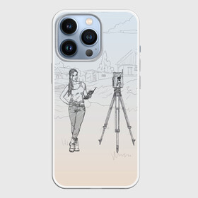 Чехол для iPhone 13 Pro с принтом Девушка с контроллером в Санкт-Петербурге,  |  | surveyor | геодезист | геодезия | кадастр