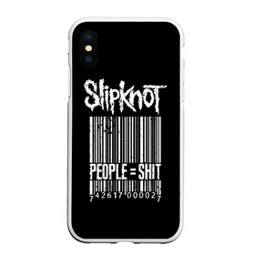 Чехол для iPhone XS Max матовый с принтом Slipknot People в Санкт-Петербурге, Силикон | Область печати: задняя сторона чехла, без боковых панелей | Тематика изображения на принте: alternative | iowa | metal | nu | slipknot | slipnot | taylor | метал | слипкнот | слипнот