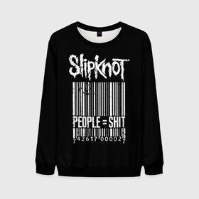 Мужской свитшот 3D с принтом Slipknot People в Санкт-Петербурге, 100% полиэстер с мягким внутренним слоем | круглый вырез горловины, мягкая резинка на манжетах и поясе, свободная посадка по фигуре | Тематика изображения на принте: alternative | iowa | metal | nu | slipknot | slipnot | taylor | метал | слипкнот | слипнот