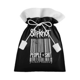Подарочный 3D мешок с принтом Slipknot People в Санкт-Петербурге, 100% полиэстер | Размер: 29*39 см | Тематика изображения на принте: alternative | iowa | metal | nu | slipknot | slipnot | taylor | метал | слипкнот | слипнот