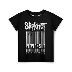 Детская футболка 3D с принтом Slipknot People в Санкт-Петербурге, 100% гипоаллергенный полиэфир | прямой крой, круглый вырез горловины, длина до линии бедер, чуть спущенное плечо, ткань немного тянется | alternative | iowa | metal | nu | slipknot | slipnot | taylor | метал | слипкнот | слипнот