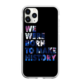 Чехол для iPhone 11 Pro матовый с принтом We were born to make history в Санкт-Петербурге, Силикон |  | yuri on ice | юри на льду