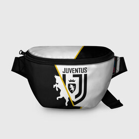 Поясная сумка 3D с принтом JUVENTUS. в Санкт-Петербурге, 100% полиэстер | плотная ткань, ремень с регулируемой длиной, внутри несколько карманов для мелочей, основное отделение и карман с обратной стороны сумки застегиваются на молнию | cr7 | juve | juventus | ronaldo | роналдо | спорт | футбол | ювентус