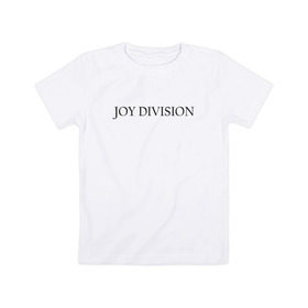 Детская футболка хлопок с принтом Joy Division в Санкт-Петербурге, 100% хлопок | круглый вырез горловины, полуприлегающий силуэт, длина до линии бедер | ian curtis | joy division | rock | unknown pleasures | иэн кёртис | рок