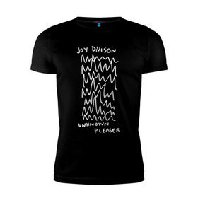 Мужская футболка премиум с принтом Joy Division в Санкт-Петербурге, 92% хлопок, 8% лайкра | приталенный силуэт, круглый вырез ворота, длина до линии бедра, короткий рукав | ian curtis | joy division | rock | unknown pleasures | иэн кёртис | рок