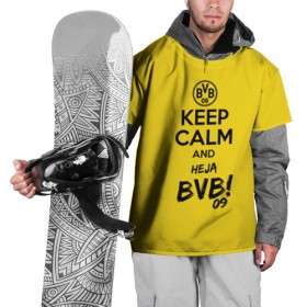 Накидка на куртку 3D с принтом Keep calm and Heja BVB в Санкт-Петербурге, 100% полиэстер |  | 09 | bvb | calm | heja | keep | боруссия | германия | дортмунд | клуб | сохраняй | спокойствие | фк | футбол | футбольный