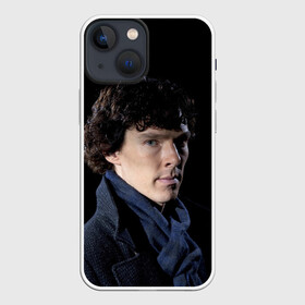 Чехол для iPhone 13 mini с принтом Sherlock в Санкт-Петербурге,  |  | benedict | cumberbatch | sherlock | бенедикт | камбербатч | шерлок