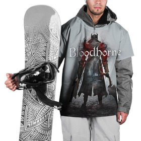 Накидка на куртку 3D с принтом Bloodborne в Санкт-Петербурге, 100% полиэстер |  | bb | fromsoftware | vicar amelia | амелия | бладборн | викарий | души | охотники | пиратs | порождение крови | руны