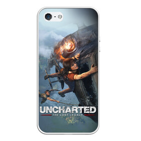 Чехол для iPhone 5/5S матовый с принтом Uncharted в Санкт-Петербурге, Силикон | Область печати: задняя сторона чехла, без боковых панелей | chloe | drake | elena | nathan | naughty dog | sully | анчартед | дрейк | натан | нейтан | ноти дог | пиратs | приключения | путь вора | салли | утраченное наследие