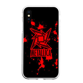 Чехол для iPhone XS Max матовый с принтом Metallica в Санкт-Петербурге, Силикон | Область печати: задняя сторона чехла, без боковых панелей | m | metallica | группа | джеймс хэтфилд | кирк хэмметт | ларс ульрих | метал | металика | металлика | миталика | музыка | роберт трухильо | рок | трэш | трэшметал | хард | хардрок | хеви | хевиметал