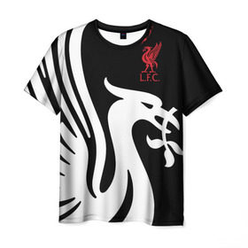Мужская футболка 3D с принтом Liverpool Exclusive в Санкт-Петербурге, 100% полиэфир | прямой крой, круглый вырез горловины, длина до линии бедер | 2019 | exclusive | salah | ливерпуль | салах | форма | эксклюзив