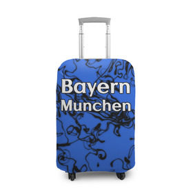 Чехол для чемодана 3D с принтом Бавария Мюнхен в Санкт-Петербурге, 86% полиэфир, 14% спандекс | двустороннее нанесение принта, прорези для ручек и колес | белый | германия | игра | красный | лига | мюнхен | мяч | сборная | форма | футбол | чемпион