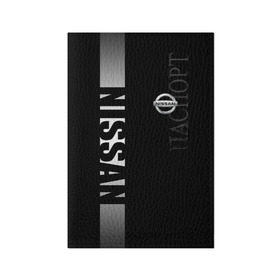 Обложка для паспорта матовая кожа с принтом NISSAN SPORT в Санкт-Петербурге, натуральная матовая кожа | размер 19,3 х 13,7 см; прозрачные пластиковые крепления | motor | nissan | авто | лого | машина | ниссан | тачка