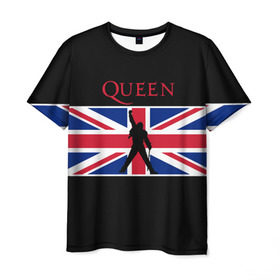 Мужская футболка 3D с принтом Queen в Санкт-Петербурге, 100% полиэфир | прямой крой, круглый вырез горловины, длина до линии бедер | paul rodgers | queen | джон дикон | квин | меркури | меркьюри | мэркури | рок группа | тейлор | фредди | фреди