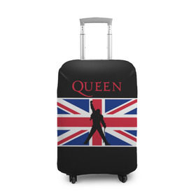 Чехол для чемодана 3D с принтом Queen в Санкт-Петербурге, 86% полиэфир, 14% спандекс | двустороннее нанесение принта, прорези для ручек и колес | paul rodgers | queen | джон дикон | квин | меркури | меркьюри | мэркури | рок группа | тейлор | фредди | фреди