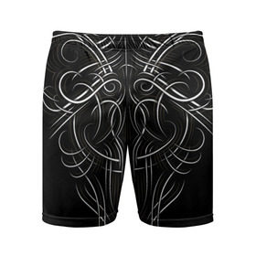 Мужские шорты 3D спортивные с принтом Tribal Pattern в Санкт-Петербурге,  |  | Тематика изображения на принте: biker | bodybuilding | cool | fitness | gothic | gym | pattern | sport | style | tattoo | tribal | тату