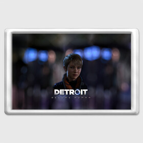 Магнит 45*70 с принтом Detroit: Become Human - Kara в Санкт-Петербурге, Пластик | Размер: 78*52 мм; Размер печати: 70*45 | Тематика изображения на принте: connor | cyberlife | deviant | ps4 | rk800 |  detroit: become human | детроит | детроит: стать человеком | игры | коннор | пиратs | эксклюзив