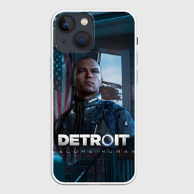 Чехол для iPhone 13 mini с принтом Detroit: Become Human   Markus в Санкт-Петербурге,  |  | connor | cyberlife | deviant | ps4 | rk800 |  detroit: become human | детроит | детроит: стать человеком | игры | коннор | пиратs | эксклюзив