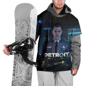 Накидка на куртку 3D с принтом Detroit: Become Human - Connor в Санкт-Петербурге, 100% полиэстер |  | Тематика изображения на принте: 