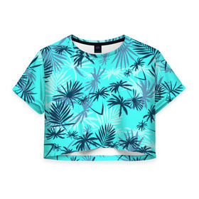 Женская футболка 3D укороченная с принтом GTA San Andreas Tommy Vercetti в Санкт-Петербурге, 100% полиэстер | круглая горловина, длина футболки до линии талии, рукава с отворотами | 80 е | gta | vice city |   лето | вай сити | вайс сити | гта | майами | неон | пальмы | пляжная | рубашка | томми версетти | тони монтана