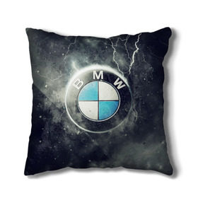 Подушка 3D с принтом Логотип BMW в Санкт-Петербурге, наволочка – 100% полиэстер, наполнитель – холлофайбер (легкий наполнитель, не вызывает аллергию). | состоит из подушки и наволочки. Наволочка на молнии, легко снимается для стирки | Тематика изображения на принте: logo bmw | бмв | логотип bmw | логотип бмв