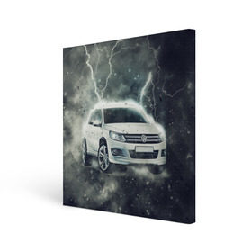 Холст квадратный с принтом Volkswagen Tiguan в Санкт-Петербурге, 100% ПВХ |  | Тематика изображения на принте: tiguan | volkswagen