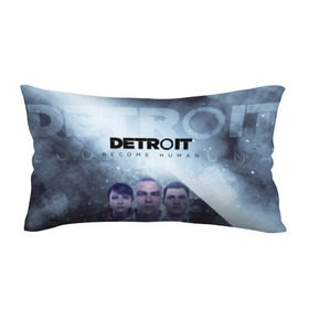 Подушка 3D антистресс с принтом Detroit become human в Санкт-Петербурге, наволочка — 100% полиэстер, наполнитель — вспененный полистирол | состоит из подушки и наволочки на молнии | dbh | detroit | gamer