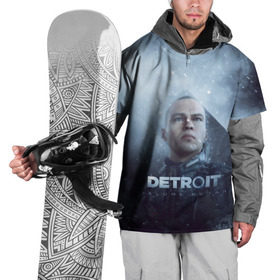 Накидка на куртку 3D с принтом Detroit become human в Санкт-Петербурге, 100% полиэстер |  | Тематика изображения на принте: dbh | detroit | gamer