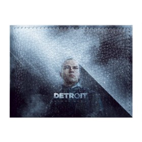 Обложка для студенческого билета с принтом Detroit become human в Санкт-Петербурге, натуральная кожа | Размер: 11*8 см; Печать на всей внешней стороне | Тематика изображения на принте: dbh | detroit | gamer