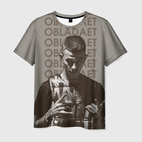 Мужская футболка 3D с принтом New rap в Санкт-Петербурге, 100% полиэфир | прямой крой, круглый вырез горловины, длина до линии бедер | назар вотяков | обладает | русский рэп