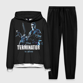 Мужской костюм 3D (с толстовкой) с принтом Terminator alive в Санкт-Петербурге,  |  | arnold schwarzenegger | арнольд шварценеггер | киборг | кино | терминатор