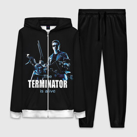 Женский костюм 3D с принтом Terminator alive в Санкт-Петербурге,  |  | arnold schwarzenegger | арнольд шварценеггер | киборг | кино | терминатор