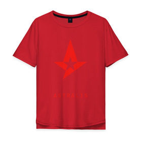 Мужская футболка хлопок Oversize с принтом Astralis - The Form в Санкт-Петербурге, 100% хлопок | свободный крой, круглый ворот, “спинка” длиннее передней части | astralis | counter strike | cs go