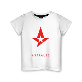 Детская футболка хлопок с принтом Astralis - The Form в Санкт-Петербурге, 100% хлопок | круглый вырез горловины, полуприлегающий силуэт, длина до линии бедер | astralis | counter strike | cs go