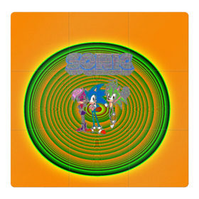 Магнитный плакат 3Х3 с принтом Sonic в Санкт-Петербурге, Полимерный материал с магнитным слоем | 9 деталей размером 9*9 см | hedgehog | knuckles | sega | sonic | super | tails | ёжик | ехидна | лисенок | лисица | наклз | сега | соник | супер | суперёжик | тэилз | тэилс
