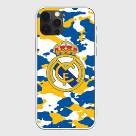 Чехол для iPhone 12 Pro Max с принтом Real Madrid в Санкт-Петербурге, Силикон |  | football | logo | real madrid | spain | sport | арт | испания | камуфляж | лига | лого | милитари | реал | спорт | текстура | фк | футбол | футбольный клуб | эмблема