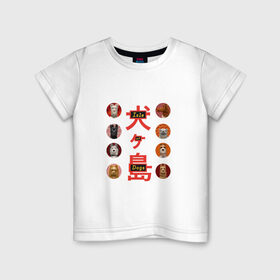 Детская футболка хлопок с принтом Остров собак - собаки в Санкт-Петербурге, 100% хлопок | круглый вырез горловины, полуприлегающий силуэт, длина до линии бедер | isle of dogs | wes anderson | кобаяши | кукольная анимация | остров собак | собачий остров | уэс андерсон | япония