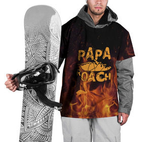 Накидка на куртку 3D с принтом Papa Roach в Санкт-Петербурге, 100% полиэстер |  | Тематика изображения на принте: papa roach | roach | папа роач | папароач | папароч | роач | роч