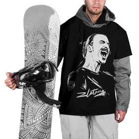 Накидка на куртку 3D с принтом Zlatan Ibrahimovic в Санкт-Петербурге, 100% полиэстер |  | Тематика изображения на принте: football | златан ибрагимович | игрок | сборная швеции | футбол | футболист