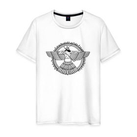 Мужская футболка хлопок с принтом Assyrian в Санкт-Петербурге, 100% хлопок | прямой крой, круглый вырез горловины, длина до линии бедер, слегка спущенное плечо. | Тематика изображения на принте: 