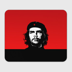 Коврик прямоугольный с принтом Che Guevara в Санкт-Петербурге, натуральный каучук | размер 230 х 185 мм; запечатка лицевой стороны | 