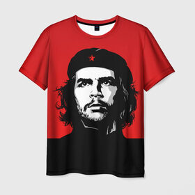 Мужская футболка 3D с принтом Che Guevara в Санкт-Петербурге, 100% полиэфир | прямой крой, круглый вырез горловины, длина до линии бедер | 