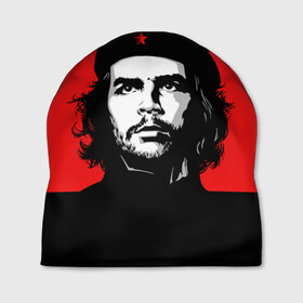 Шапка 3D с принтом Che Guevara в Санкт-Петербурге, 100% полиэстер | универсальный размер, печать по всей поверхности изделия | 