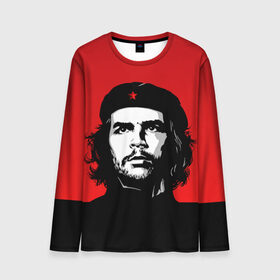 Мужской лонгслив 3D с принтом Che Guevara в Санкт-Петербурге, 100% полиэстер | длинные рукава, круглый вырез горловины, полуприлегающий силуэт | 