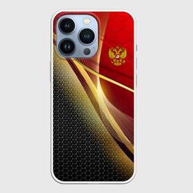 Чехол для iPhone 13 Pro с принтом RUSSIA SPORT: Red and Black. в Санкт-Петербурге,  |  | abstract | design | geometry | hexagon | red and black | russia | sport | texture | абстракция | геометрия | герб | дизайн | патриот | патриотизм | россия | русский | соты | спорт | текстура | шестиугольники