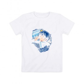 Детская футболка хлопок с принтом Delivery God в Санкт-Петербурге, 100% хлопок | круглый вырез горловины, полуприлегающий силуэт, длина до линии бедер | Тематика изображения на принте: delivery god | noragami