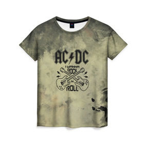 Женская футболка 3D с принтом AC DC в Санкт-Петербурге, 100% полиэфир ( синтетическое хлопкоподобное полотно) | прямой крой, круглый вырез горловины, длина до линии бедер | ac dc | acdc | acdc ас дс | австралийская | ангус янг | асдс | блюз | группа | крис слэйд | метал | молния | музыка | музыканты | певцы | рок | рок н ролл | стиви янг | хард | хардрок | эксл роуз