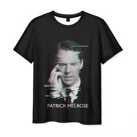 Мужская футболка 3D с принтом Patrick Melrose в Санкт-Петербурге, 100% полиэфир | прямой крой, круглый вырез горловины, длина до линии бедер | benedict cumberbatch | patrick melrose | бенедикт камбербэтч | патрик мелроуз